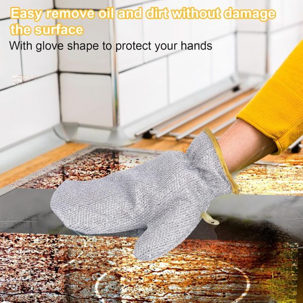 ( 1 Pcs ) Multipurpose Wire Dishwashing Gloves