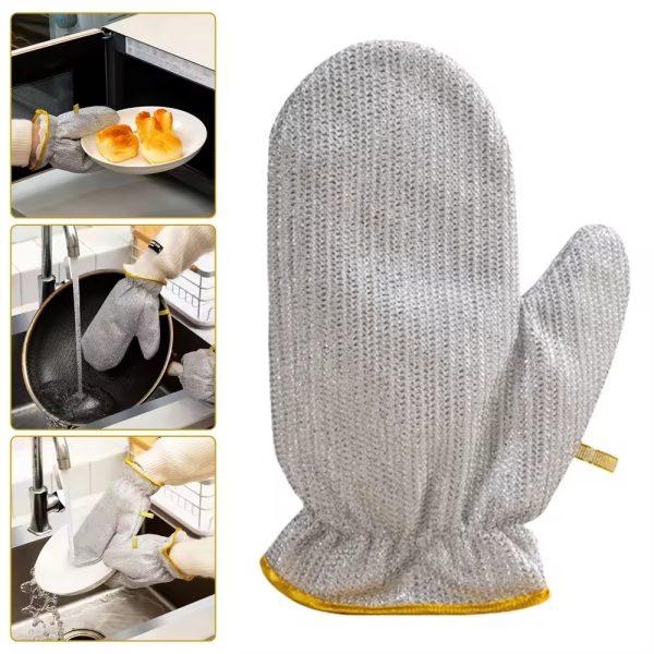 ( 1 Pcs ) Multipurpose Wire Dishwashing Gloves