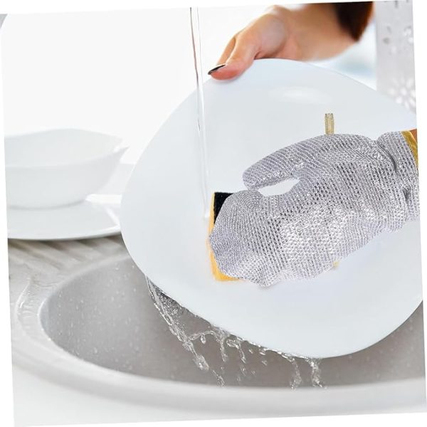 ( 1 Pcs ) Multipurpose Wire Dishwashing Gloves