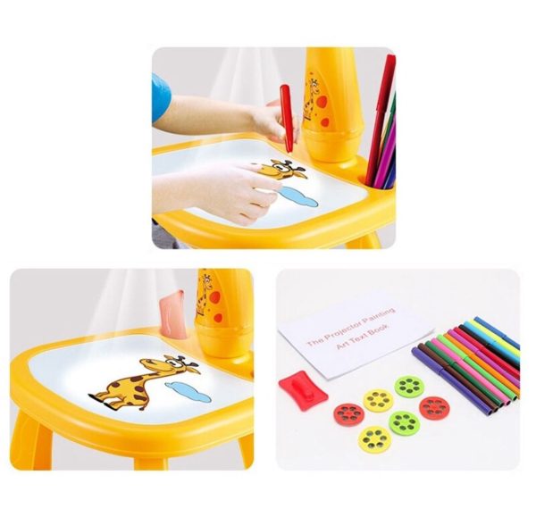 Giraffe Small Size Art Drawing Board