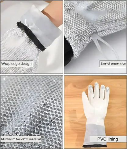 ( 1 Pcs ) Multipurpose Wire Dishwashing Gloves