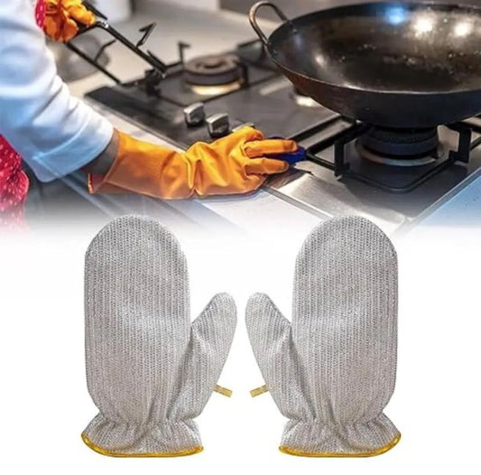 ( 1 Pcs ) Multipurpose Wire Dishwashing Gloves